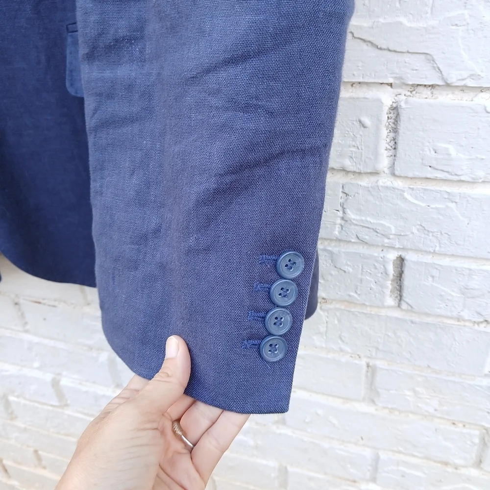 Samuel Windsor 100% Linen Sport Coat Size 46